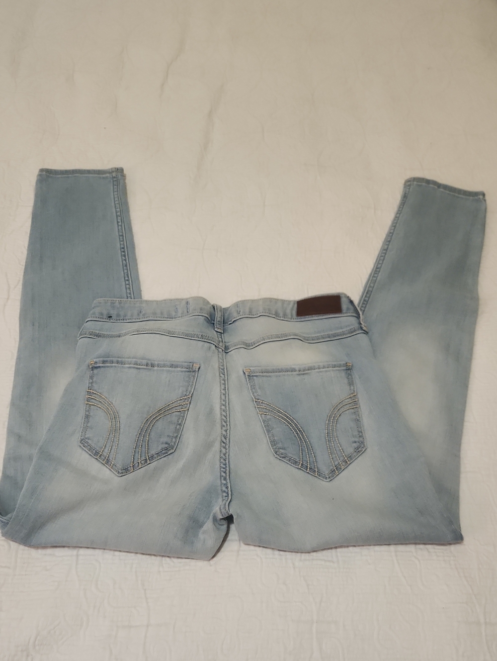 Hollister High-Rise Light Blue Skinny Jeans